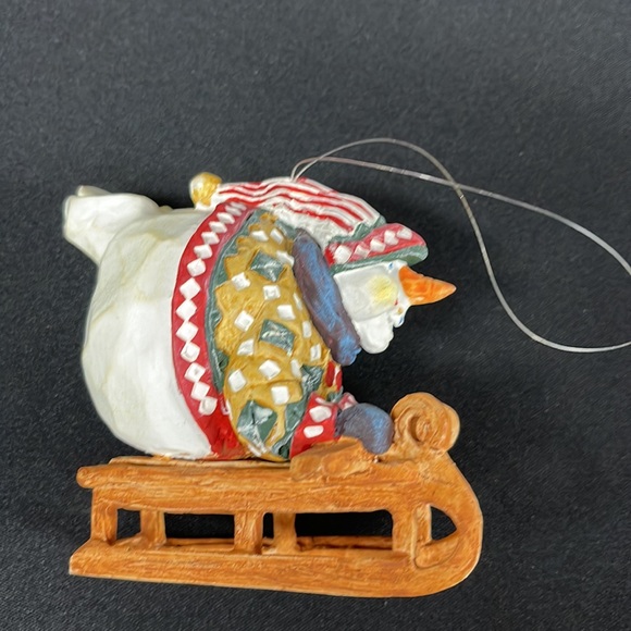 Department 56 Sledding Snowman Christmas Ornament - Picture 4 of 10